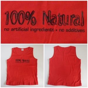 Goddess Zuri 100% natural red tank